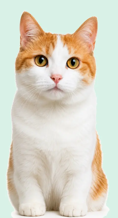 แมวส้มขาว